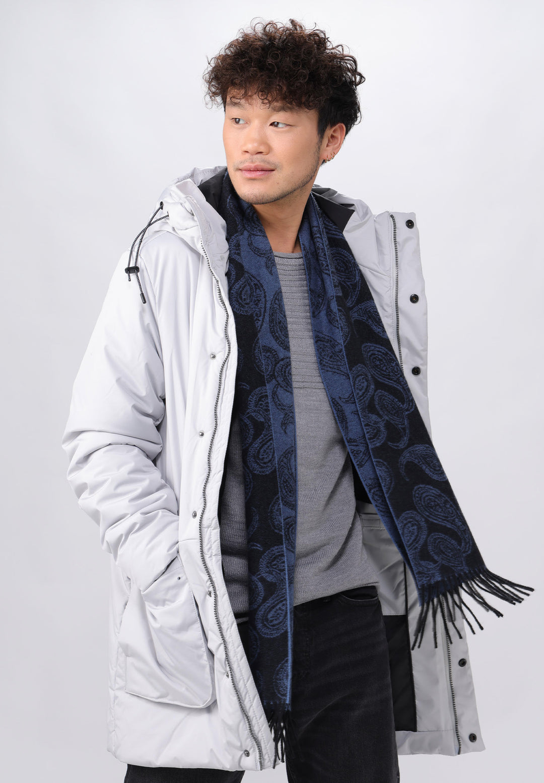 Paisley Cashmere Woven Scarf