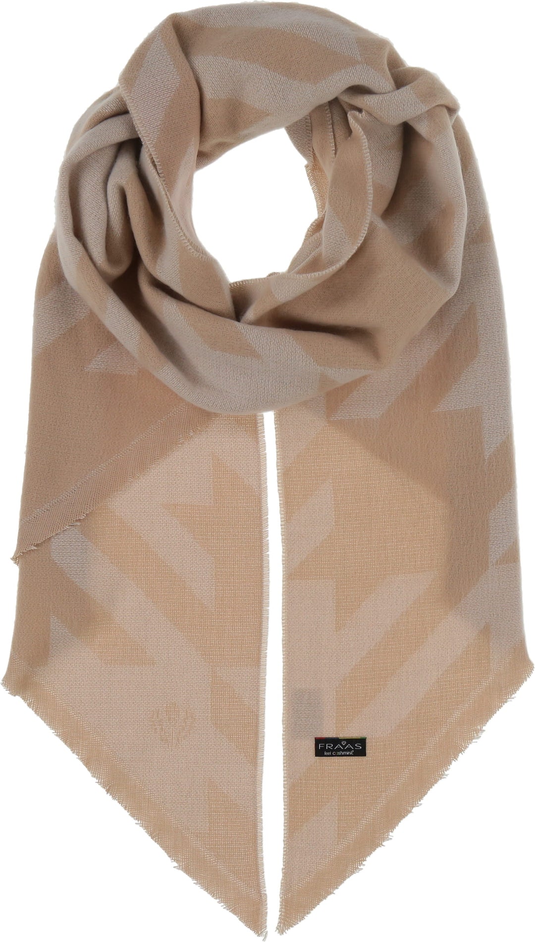 Sustainability Edition Exploded Houndstooth Recycled Bias Scarf