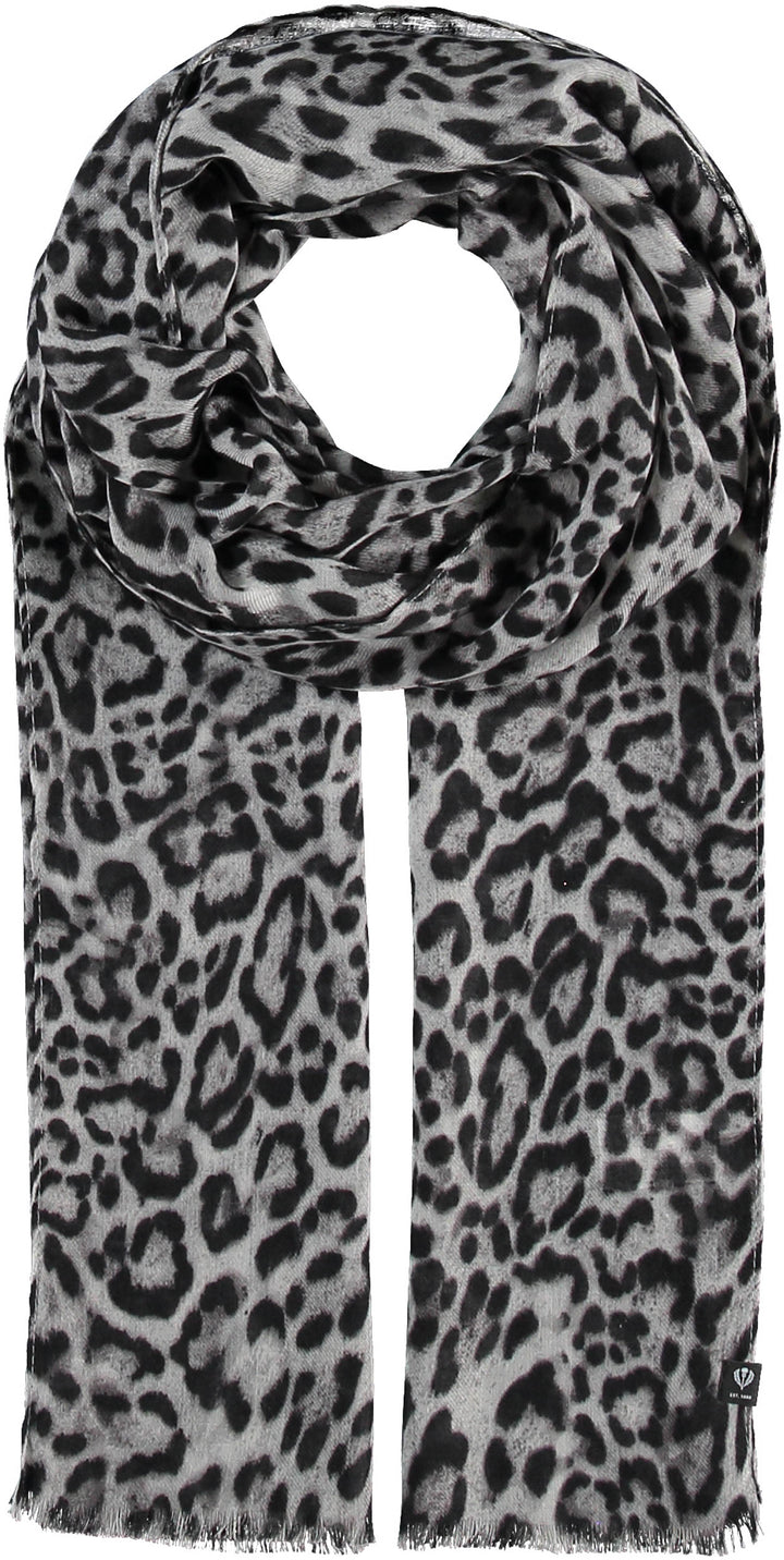 Traditional Leopard Polyester Print Scarf