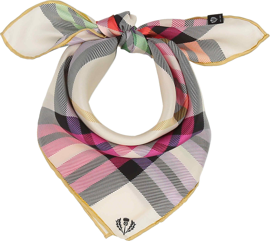 FRAAS Plaid Silk Neckie