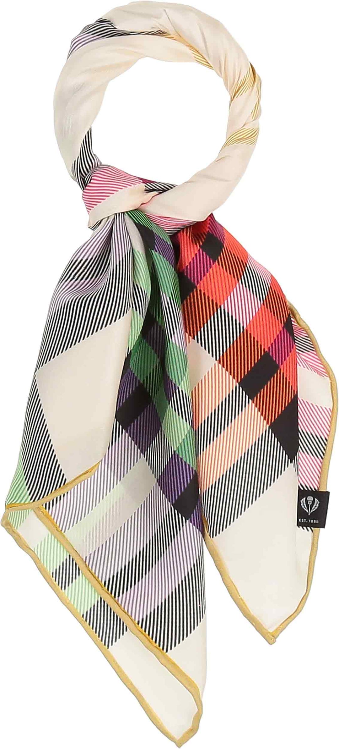 FRAAS Plaid Silk Neckie