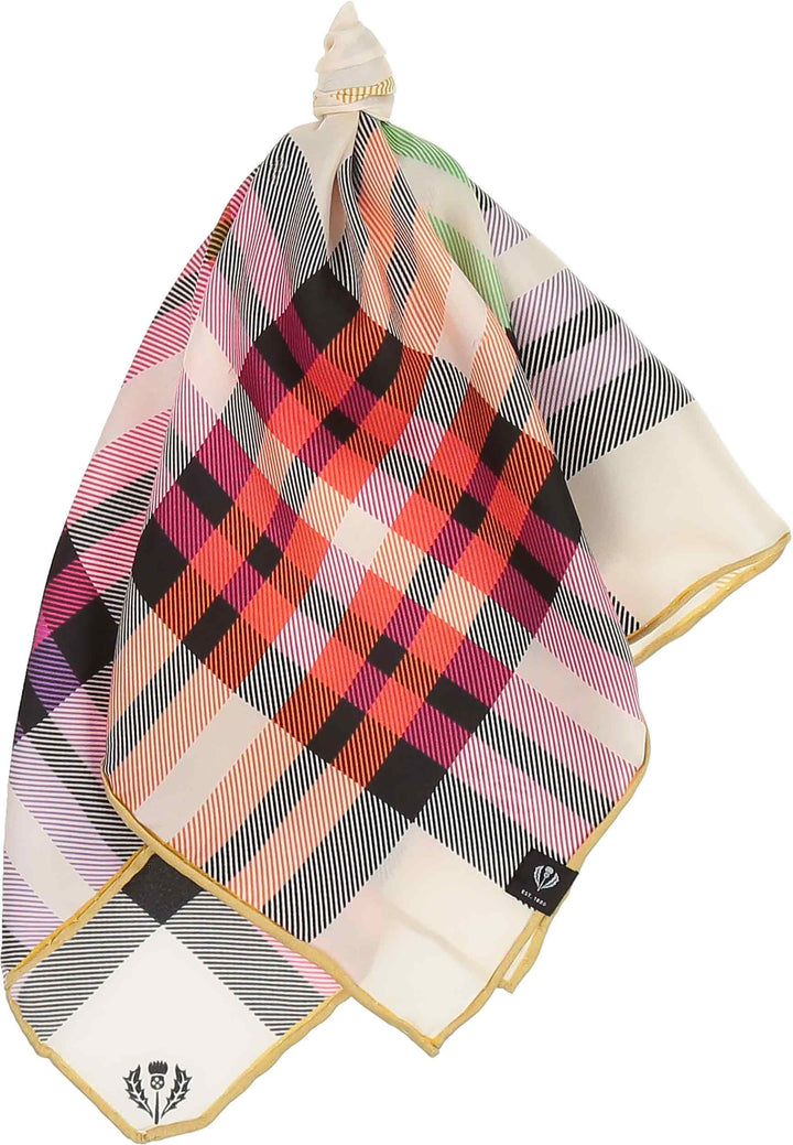 FRAAS Plaid Silk Neckie