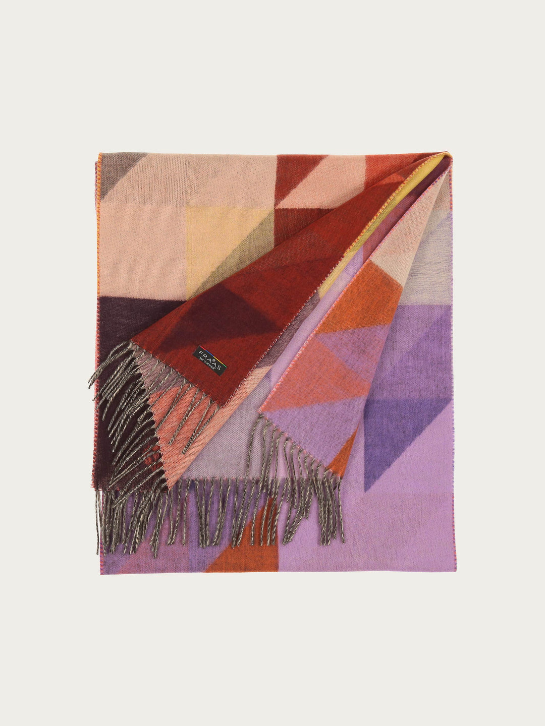 Geometric Colorblock Cashmink Scarf