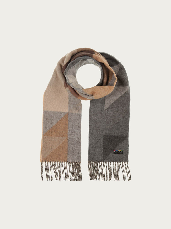 Geometric Colorblock Cashmink Scarf