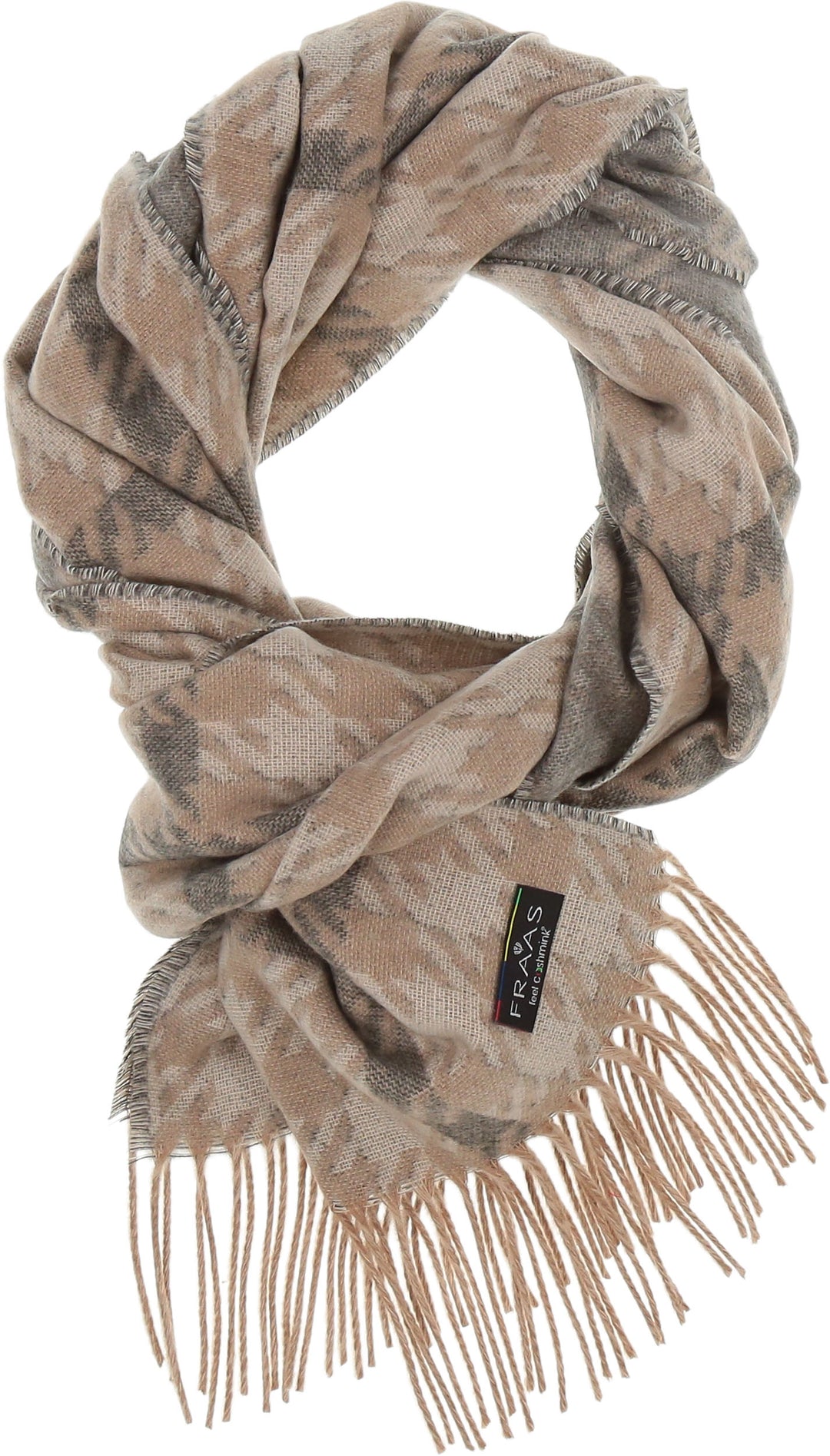 Houndstooth Check Cashmink® Scarf