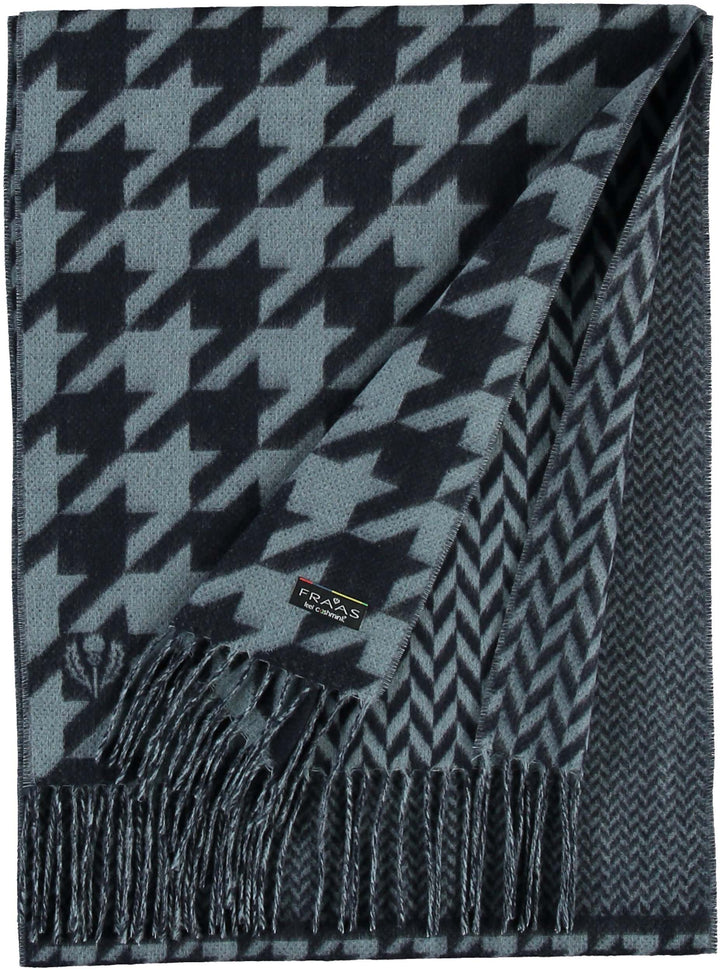 Patchwork Houndstooth Woven Cashmink® Scarf