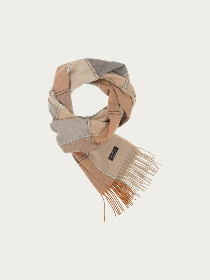 Box Plaid Twill Cashmink Scarf