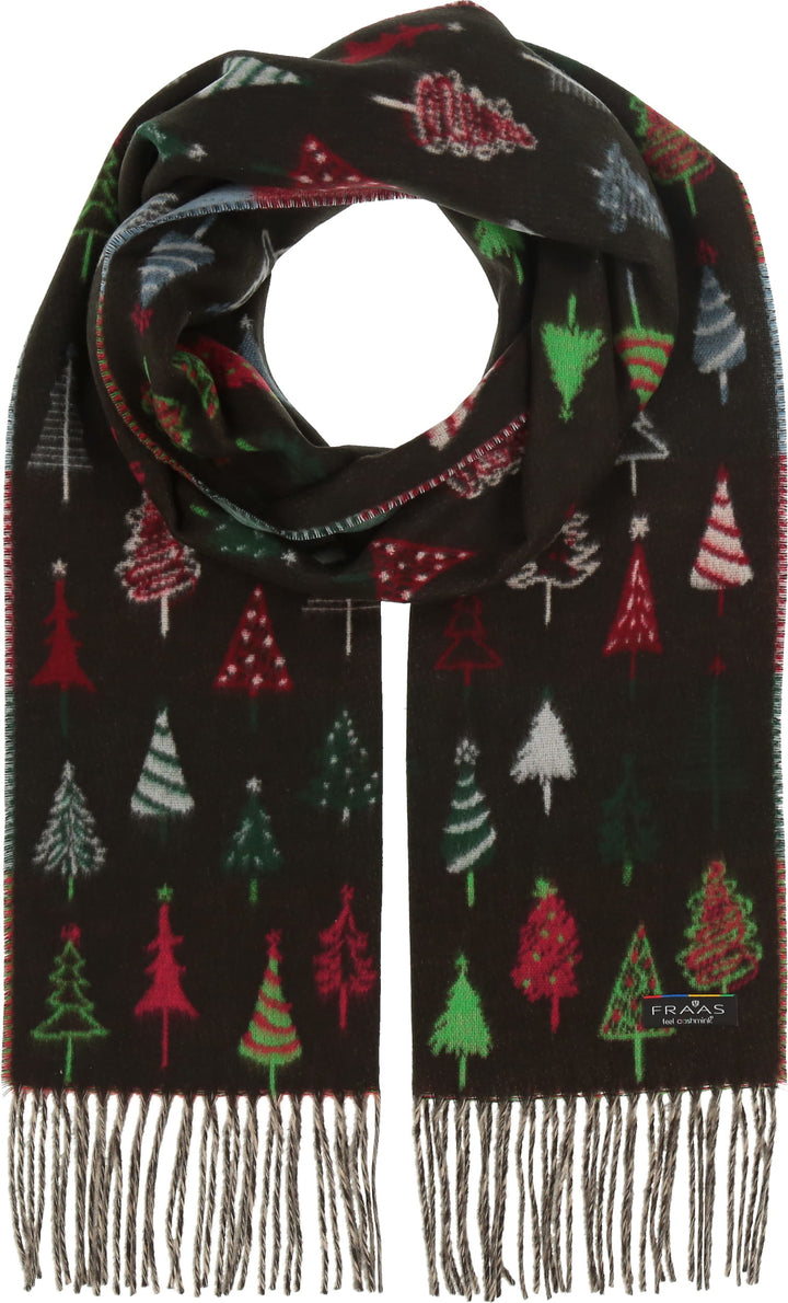 Colourful Fir Trees Cashmink® Scarf