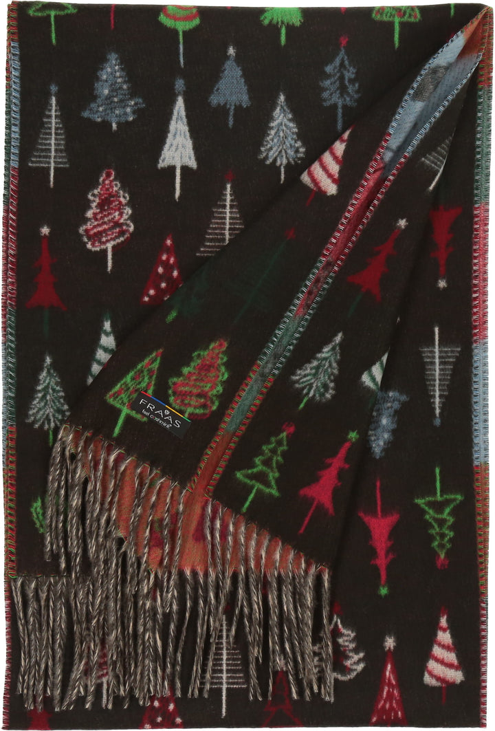 Colourful Fir Trees Cashmink® Scarf