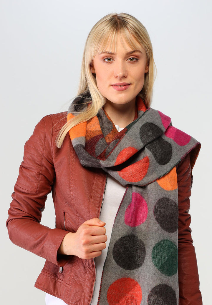 Divided Dots Oversized Cashmink® Scarf