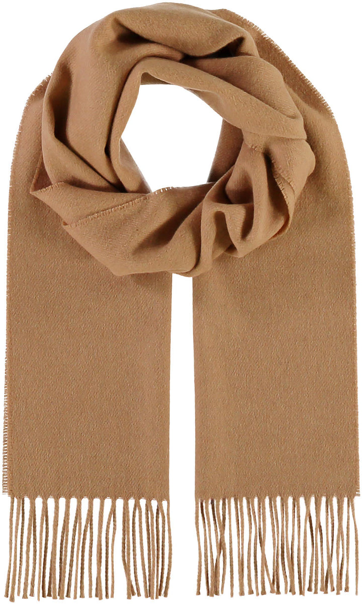 Solid Wool Cashmere Blend Scarf