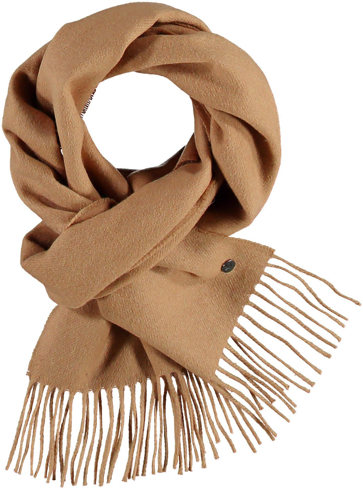 Solid Wool Cashmere Blend Scarf