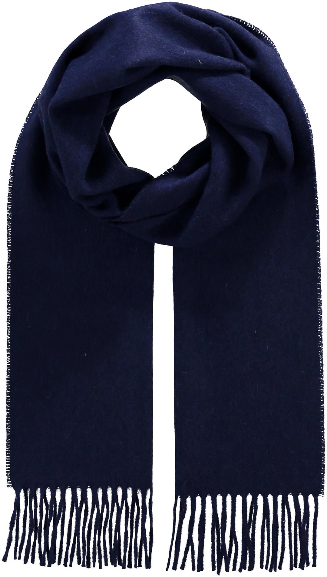 Solid Wool Cashmere Blend Scarf