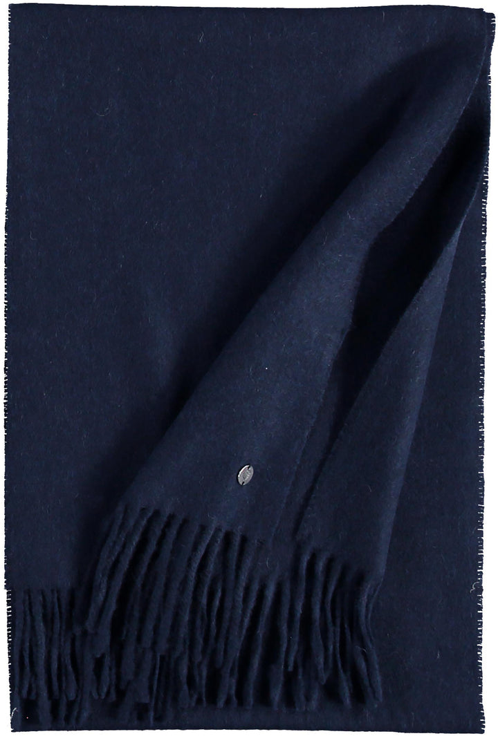 Solid Wool Cashmere Blend Scarf