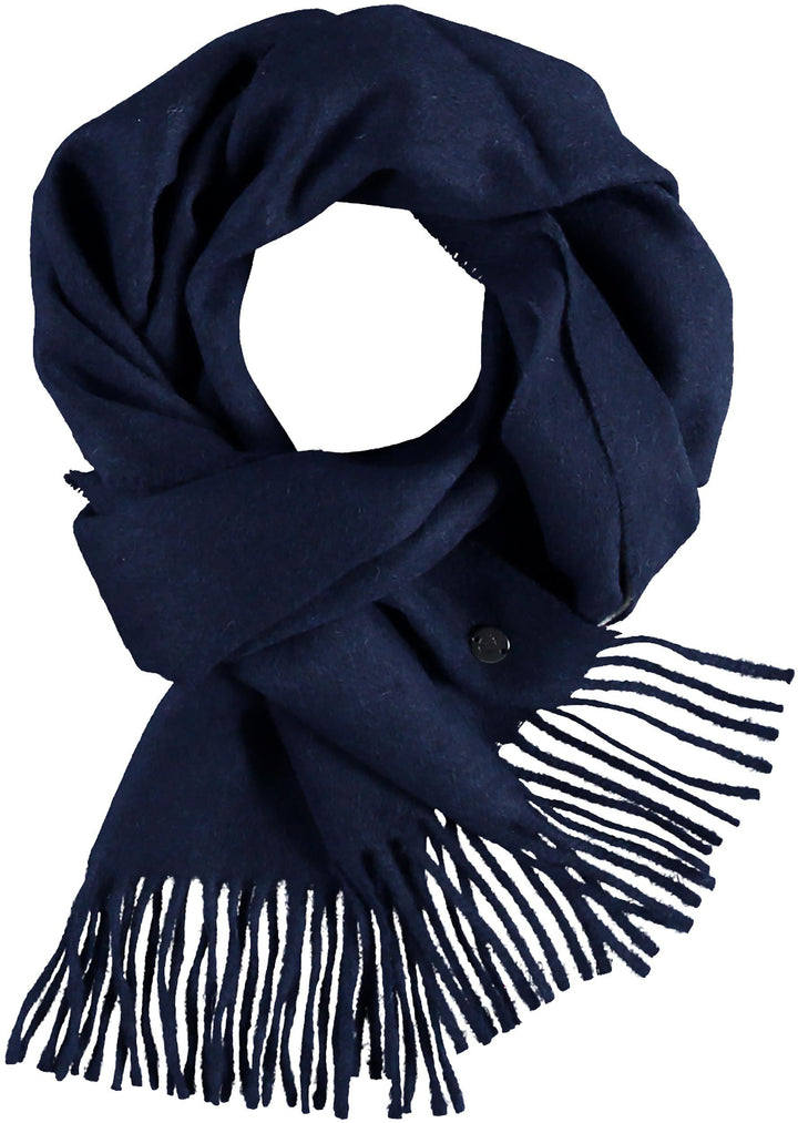 Solid Wool Cashmere Blend Scarf