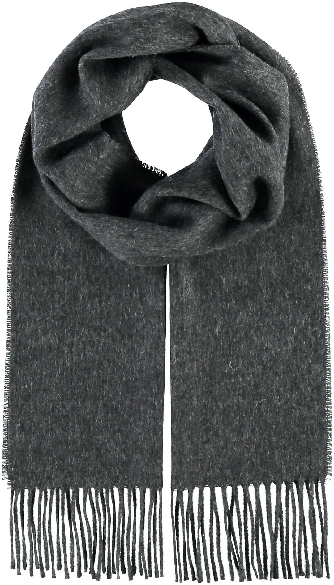 Solid Wool Cashmere Blend Scarf