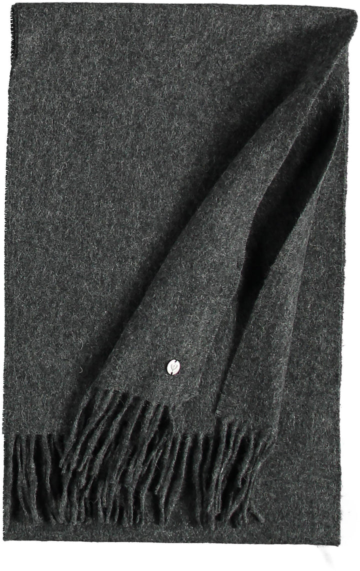 Solid Wool Cashmere Blend Scarf