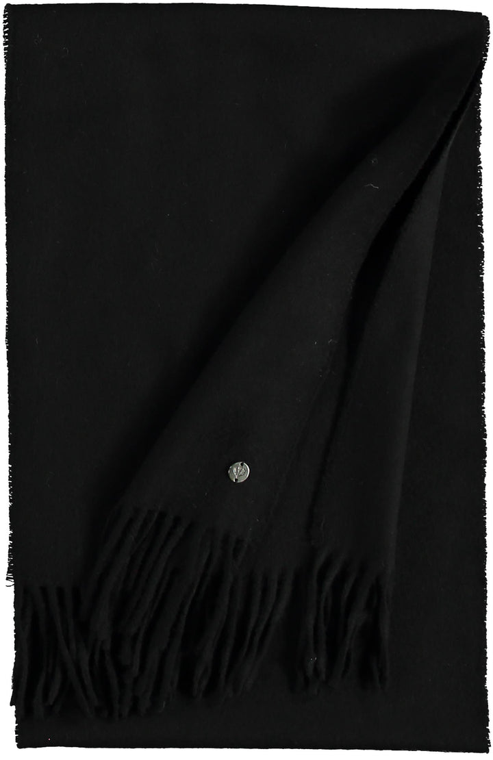 Solid Wool Cashmere Blend Scarf