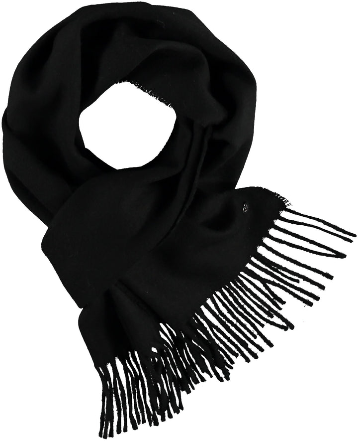 Solid Wool Cashmere Blend Scarf