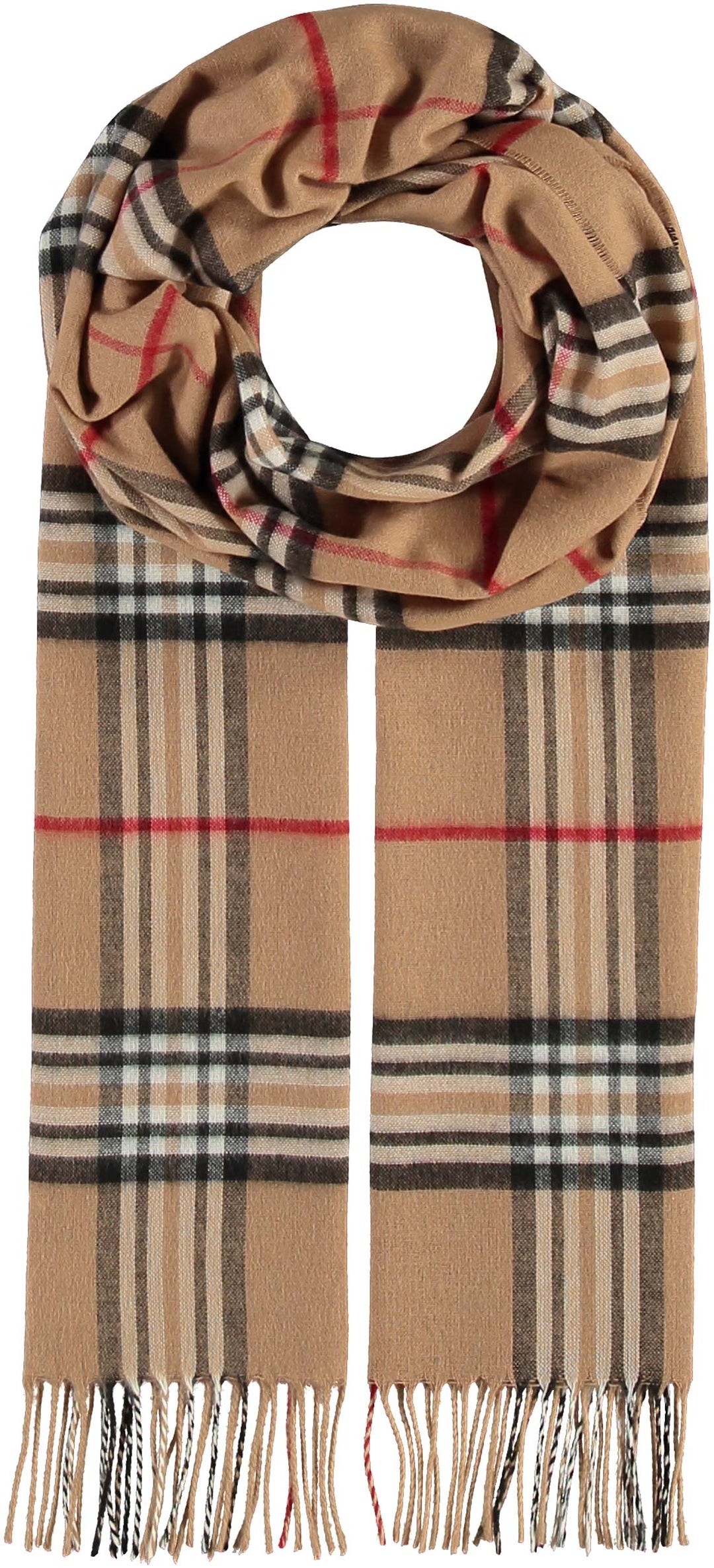 FRAAS Plaid Wide Cashmink® Scarf