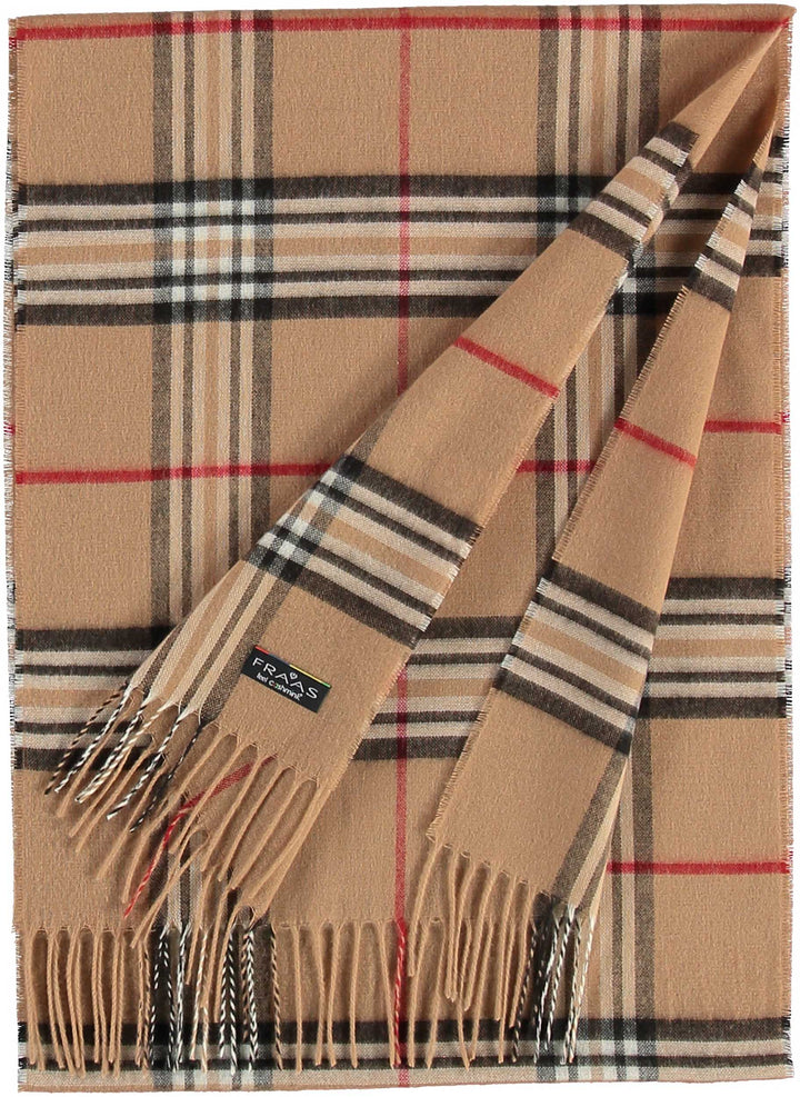 FRAAS Plaid Wide Cashmink® Scarf