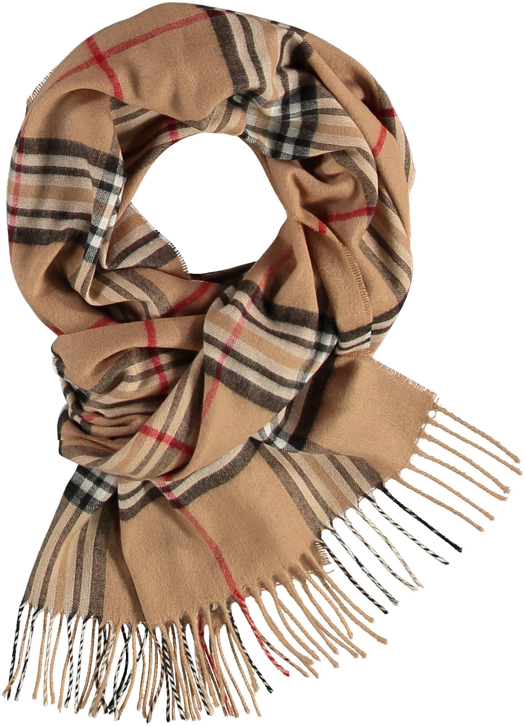 FRAAS Plaid Wide Cashmink® Scarf