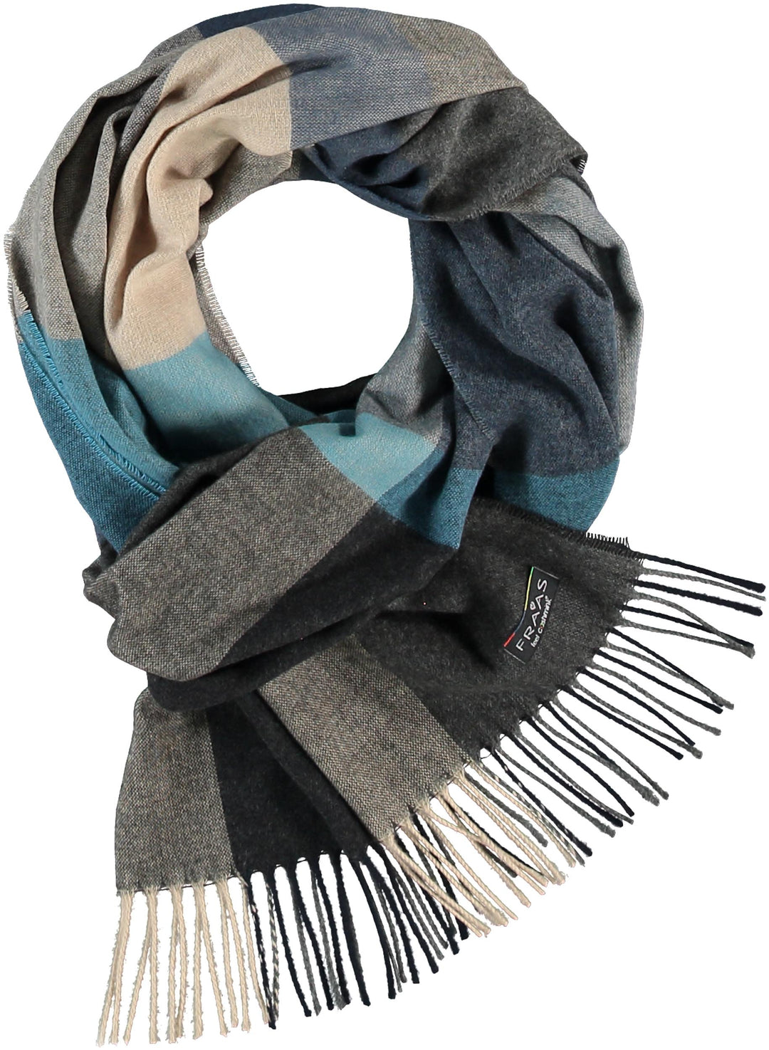 Multi Check Wide Cashmink® Scarf