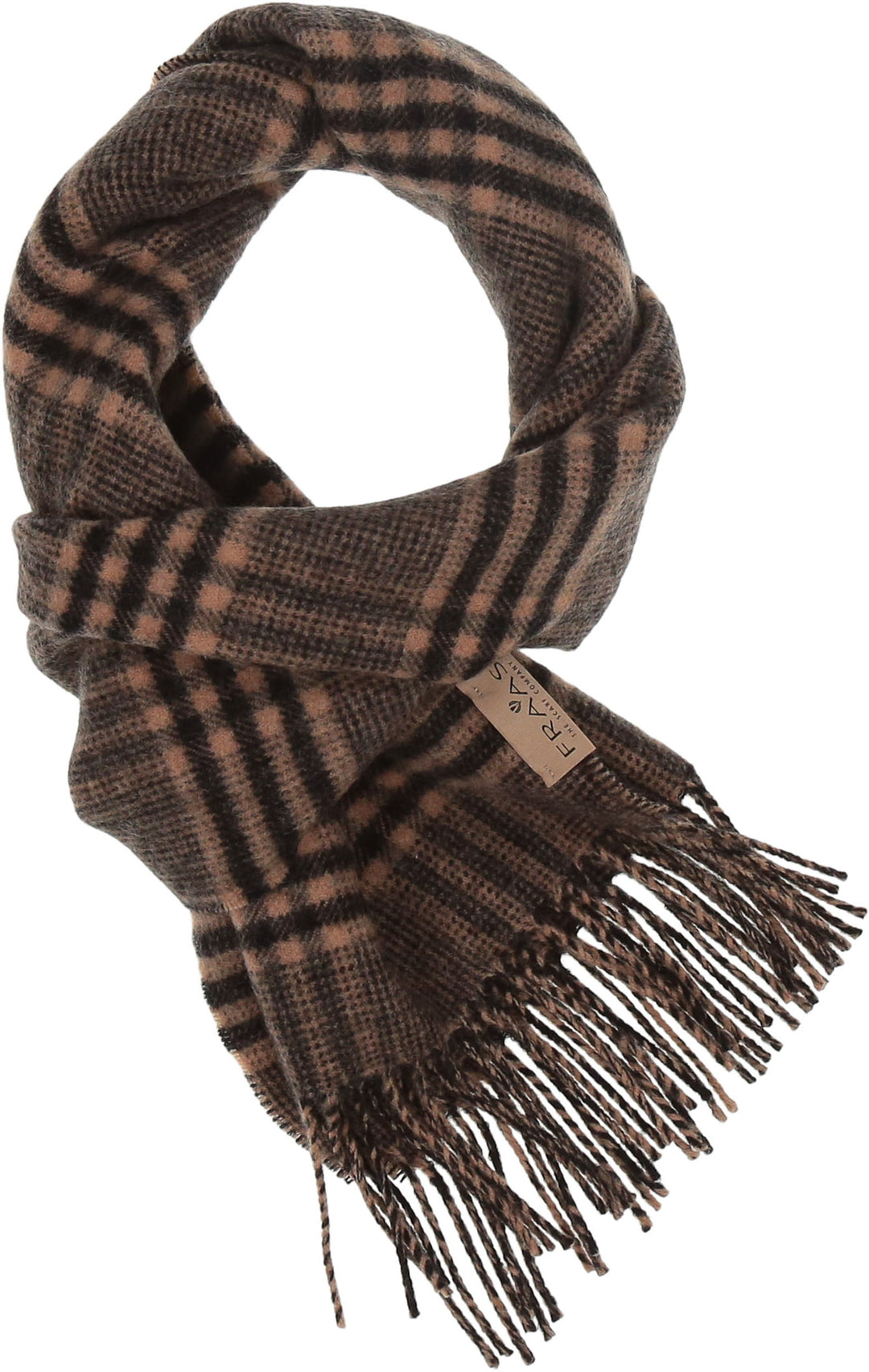 Glencheck Wool Woven Scarf