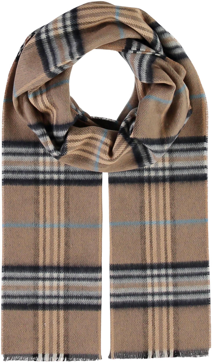 FRAAS Plaid Recycled Woven Scarf