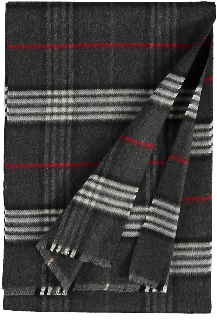 FRAAS Plaid Recycled Woven Scarf