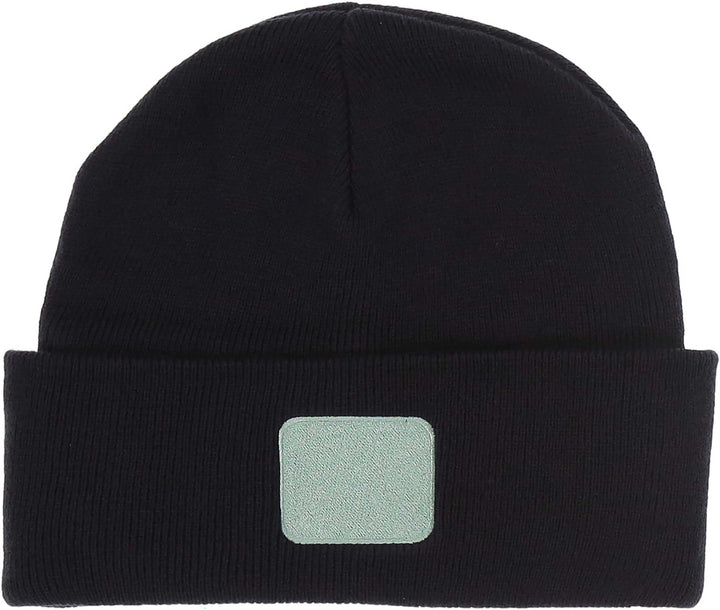 Jersey Knit Patch Cuff Toque