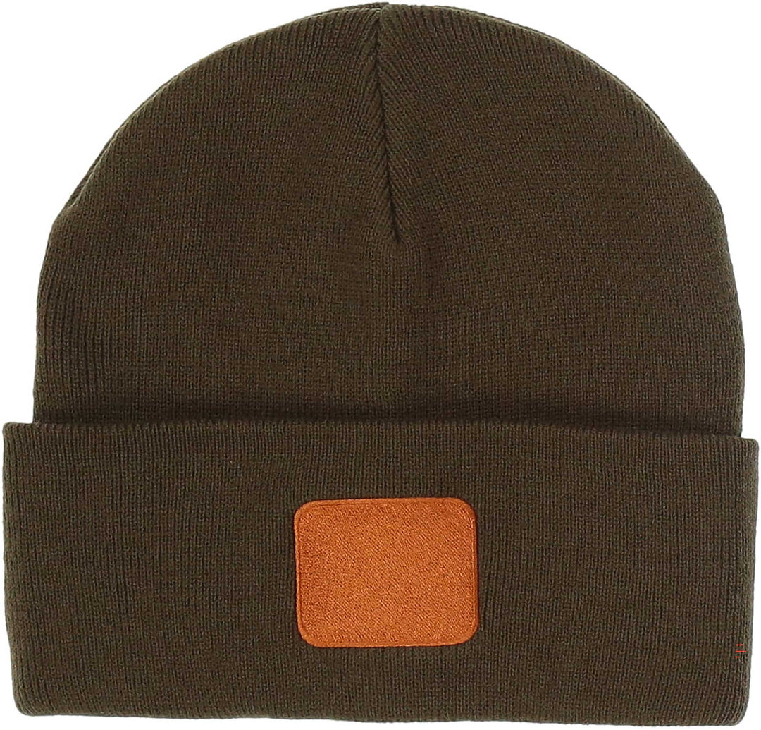 Jersey Knit Patch Cuff Toque