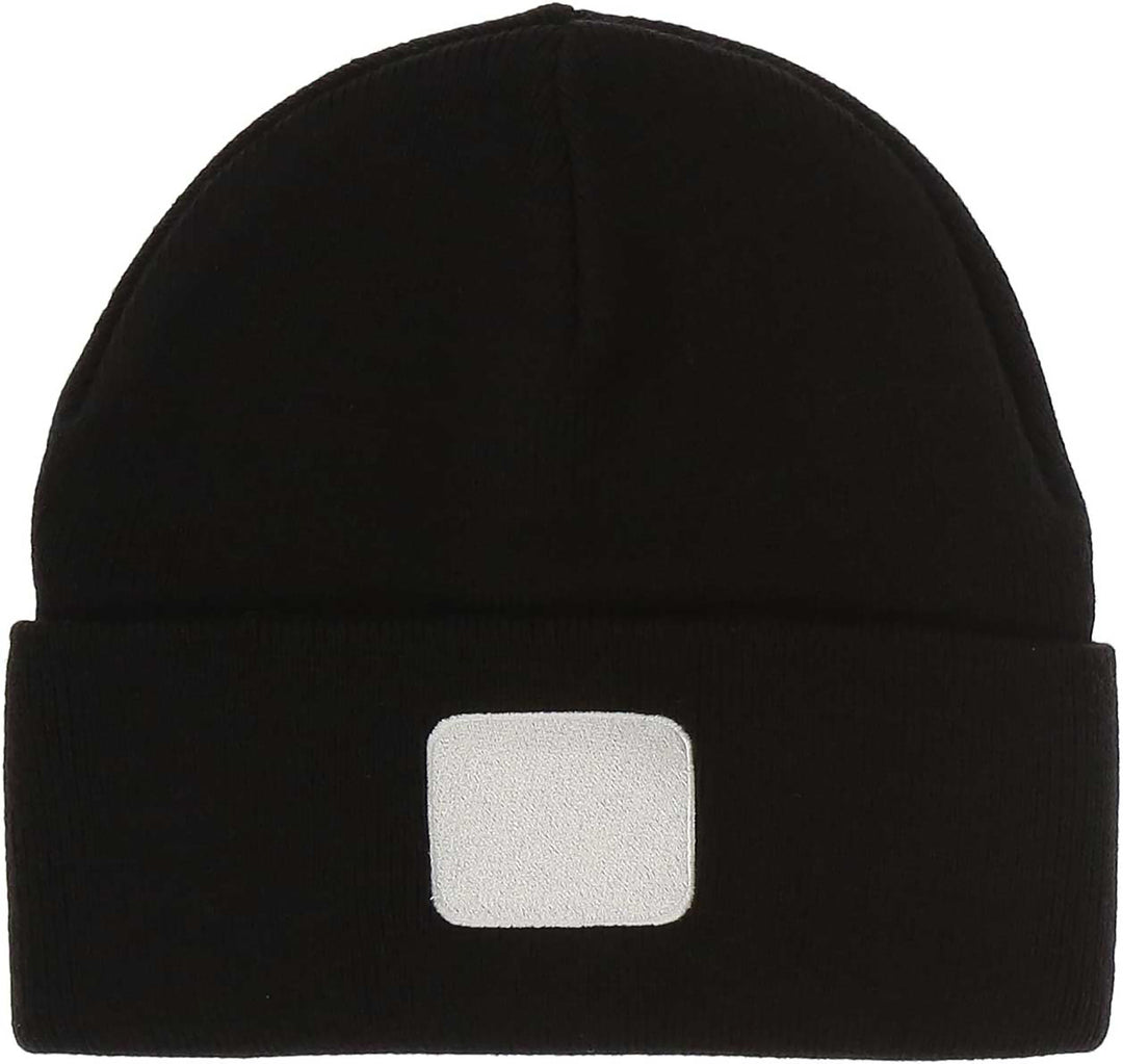 Jersey Knit Patch Cuff Toque