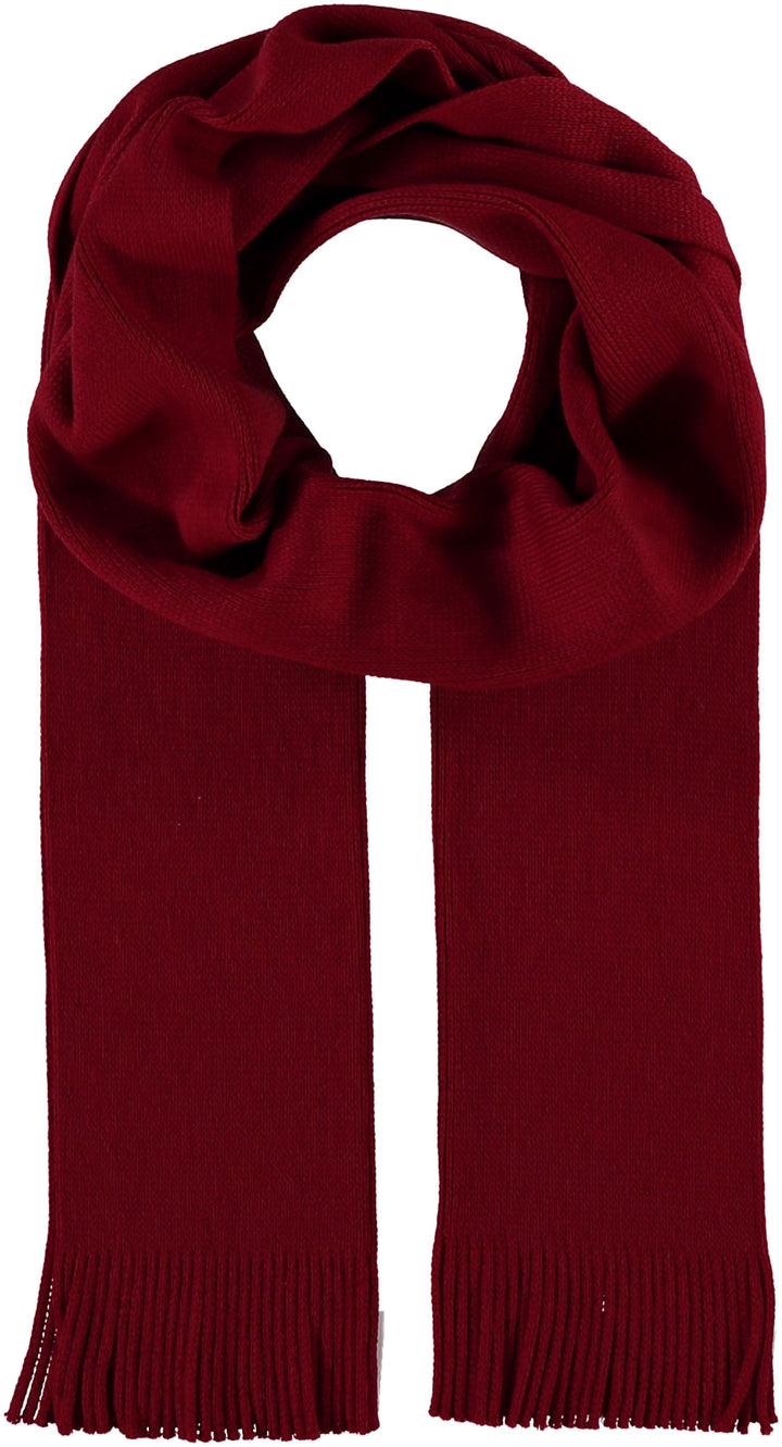 Solid Wool Raschel Knit Scarf