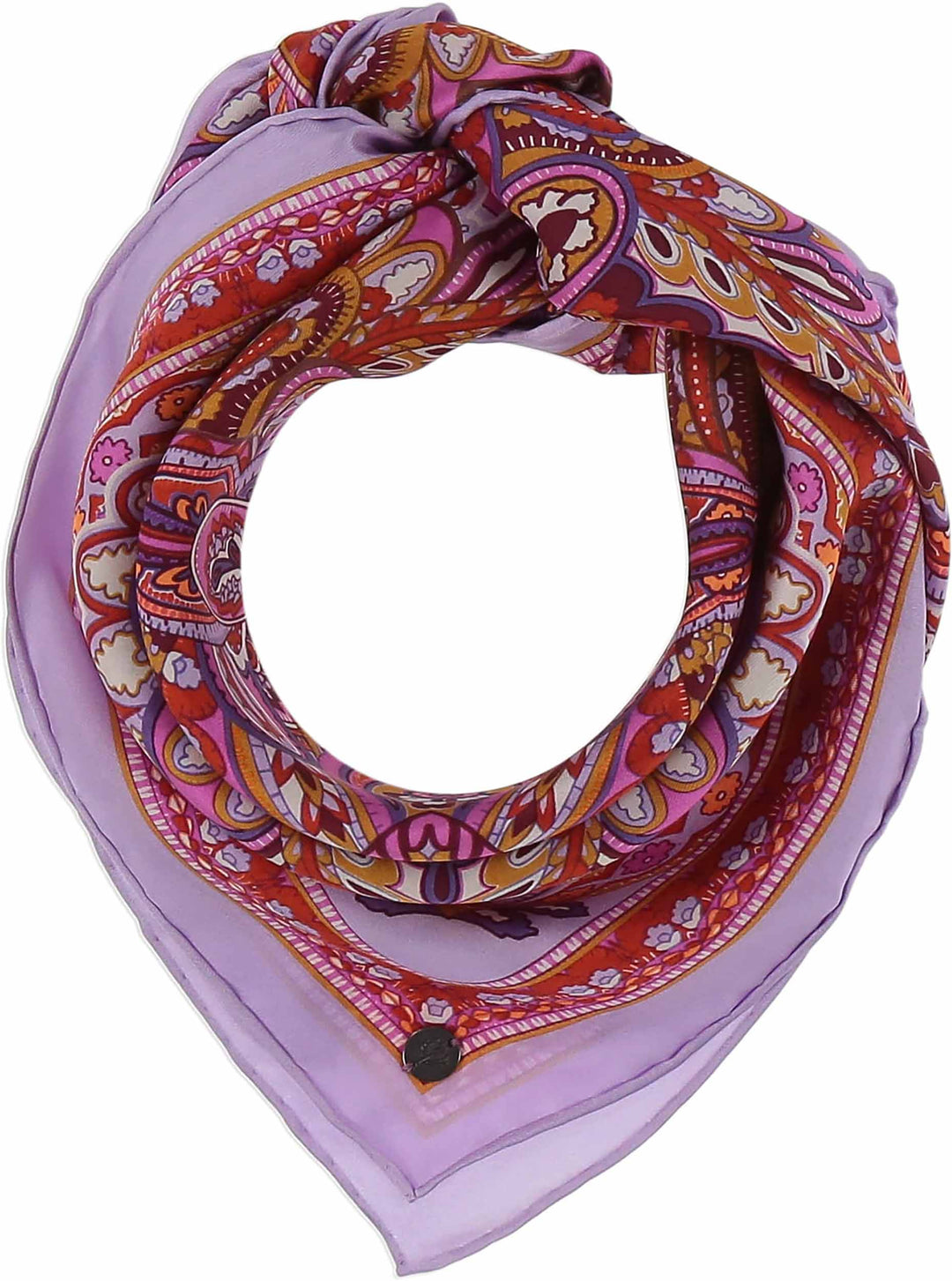 Paisley Oversized Silk Square