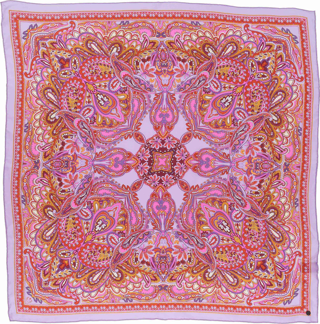 Paisley Oversized Silk Square