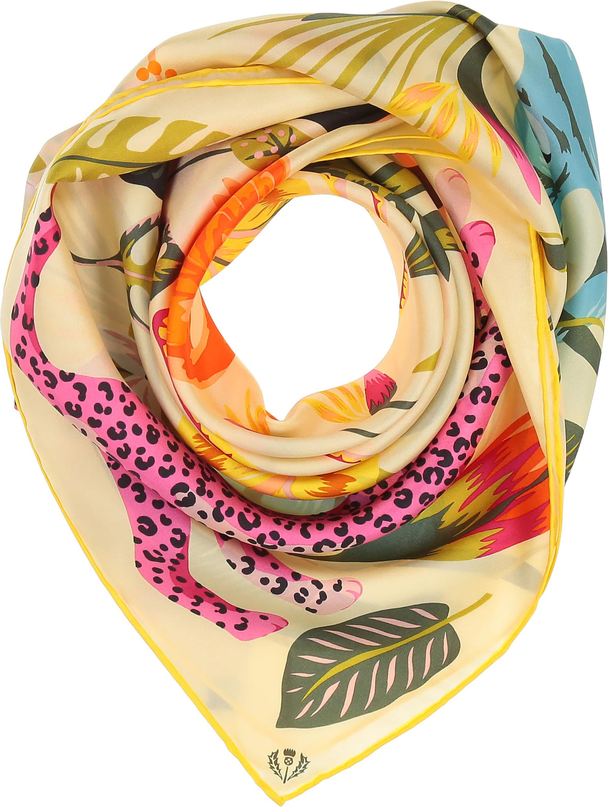 FRAAS Flamingo Jungle Silk Square – FRAAS Canada