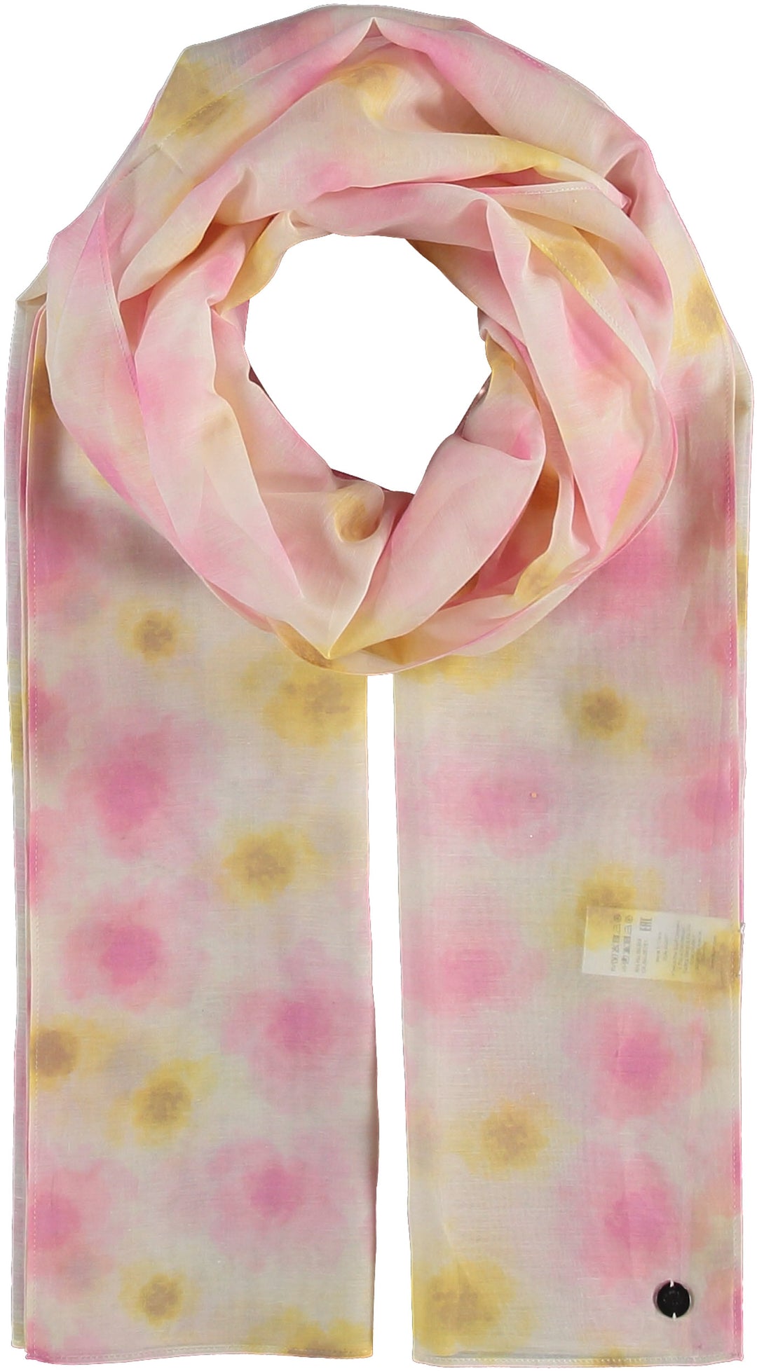 Floral Optic Cotton Silk Wrap