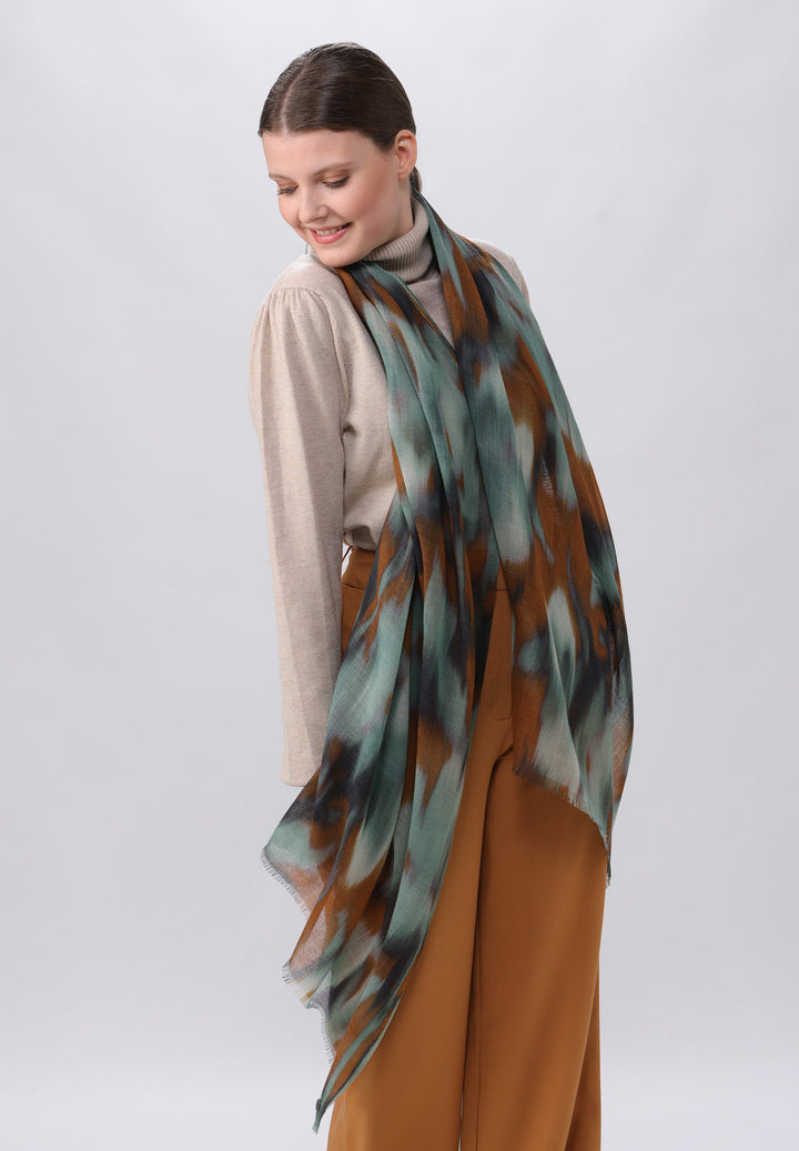 Floral Dreams Lightweight Wool Wrap