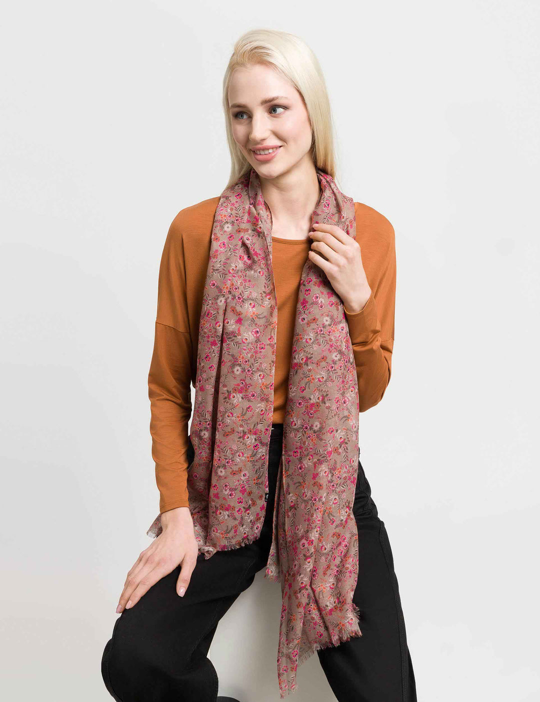 Sustainability Edition Ditzy Floral Recycled Scarf