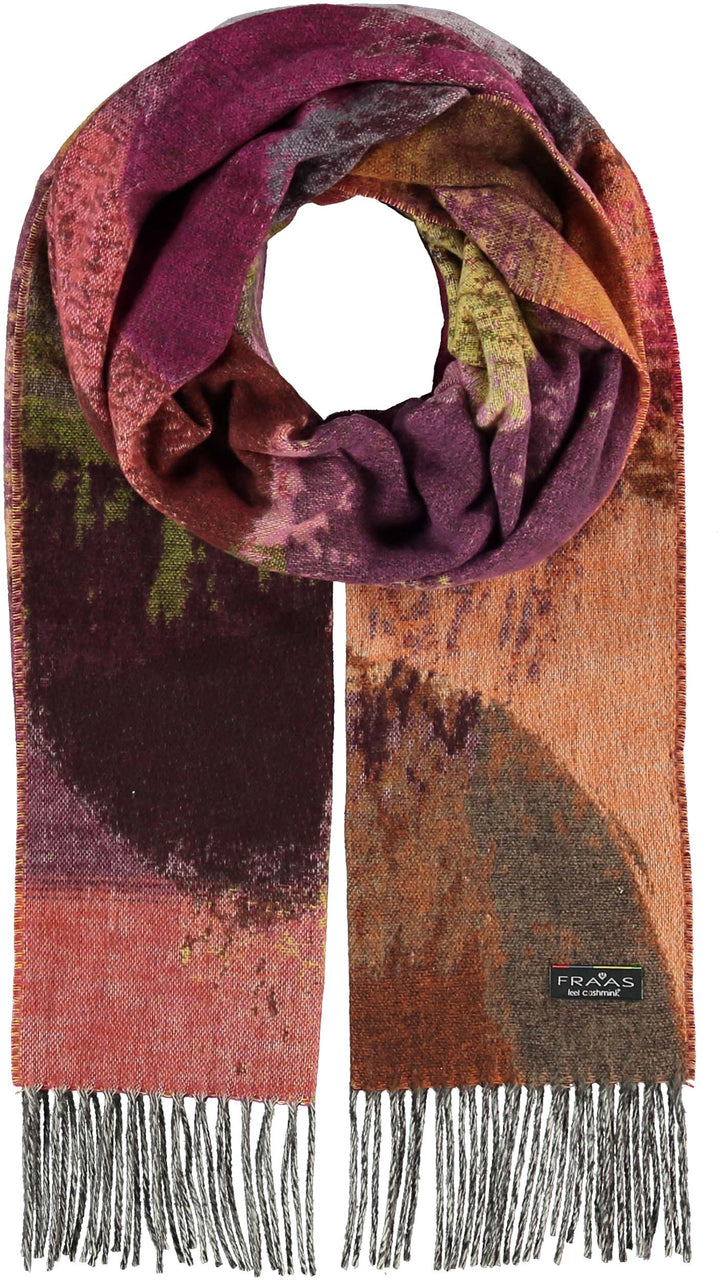 Sustainability Edition Painted Circles Recycled Scarf