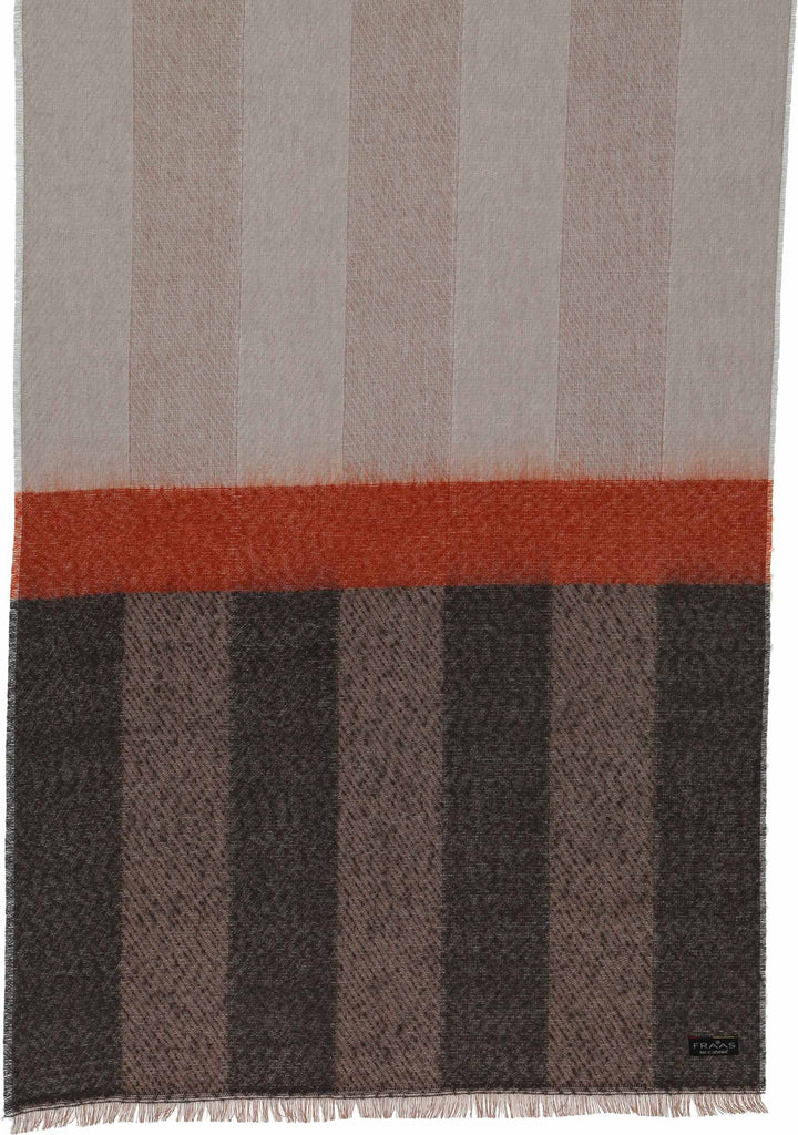 Block Stripe Boucle Wrap