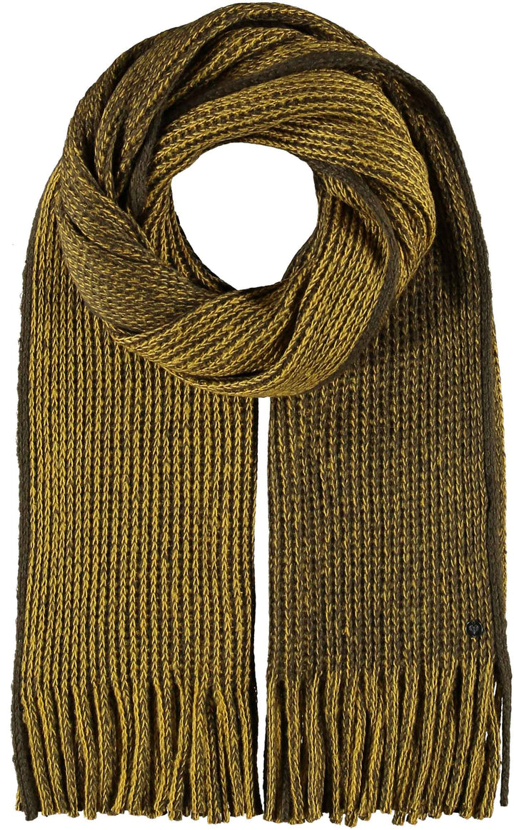 Chunky Mélange Knit Scarf Wrap