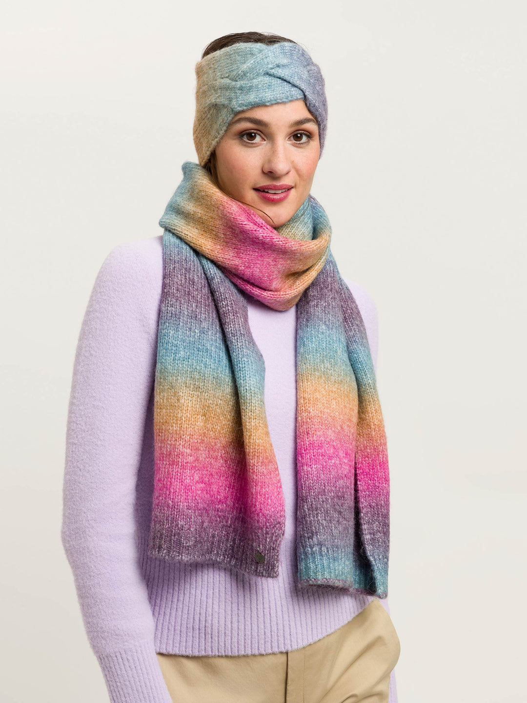 Ombre Knit Scarf