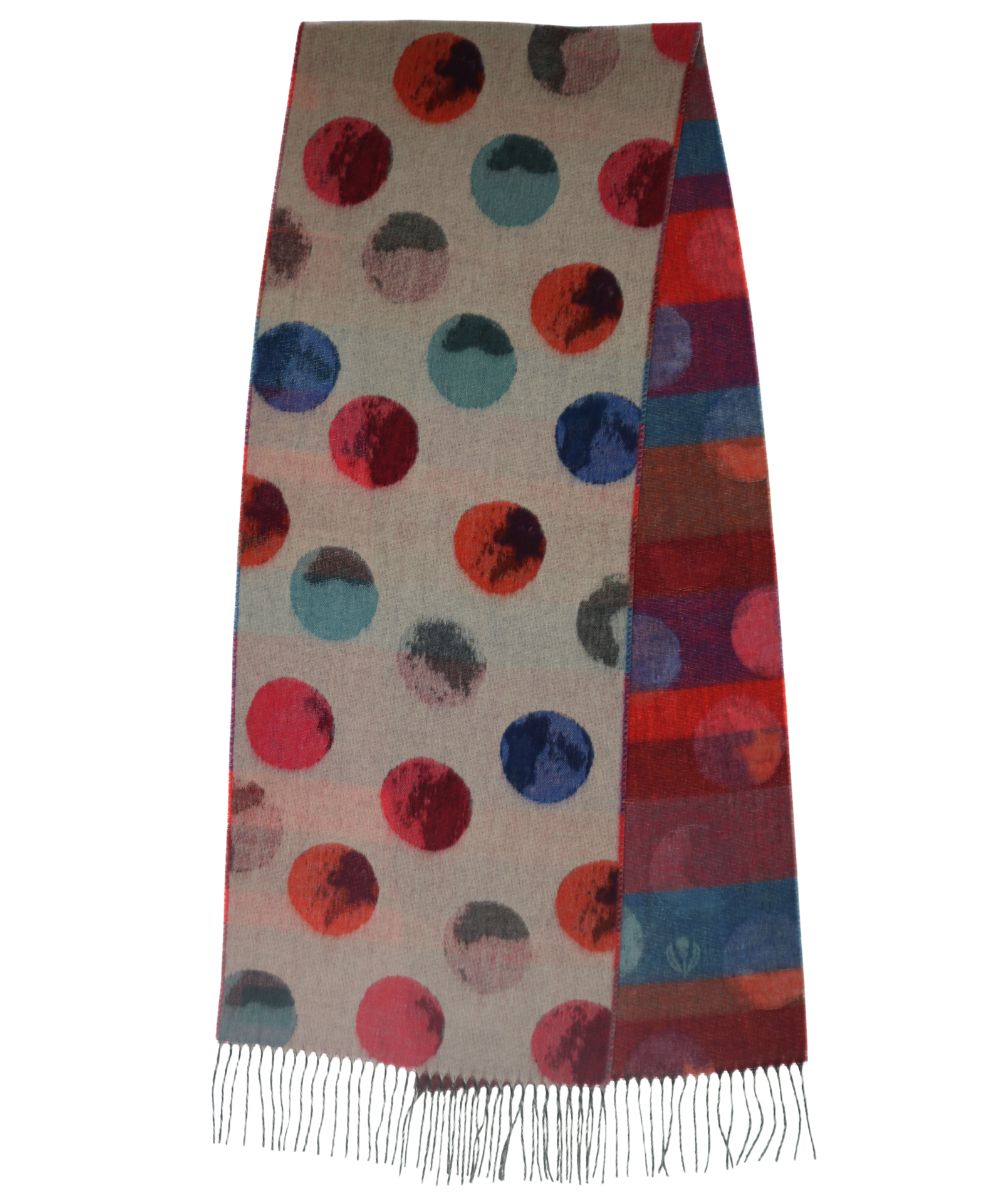 Watercolour Dot Cashmink® Scarf