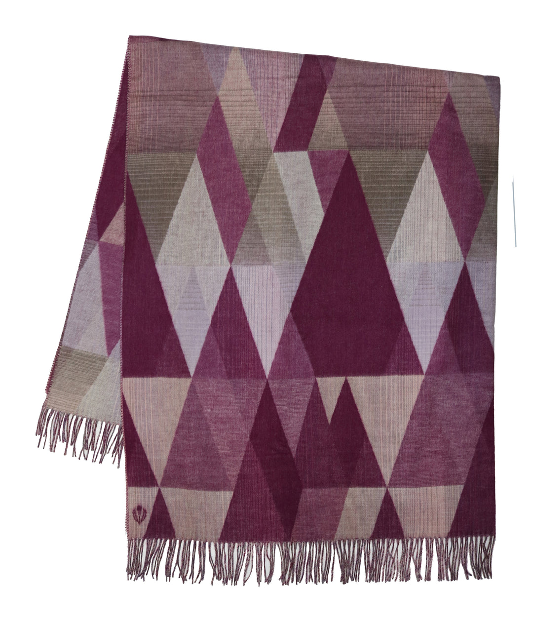 Gradient Triangles Cashmink Woven Throw