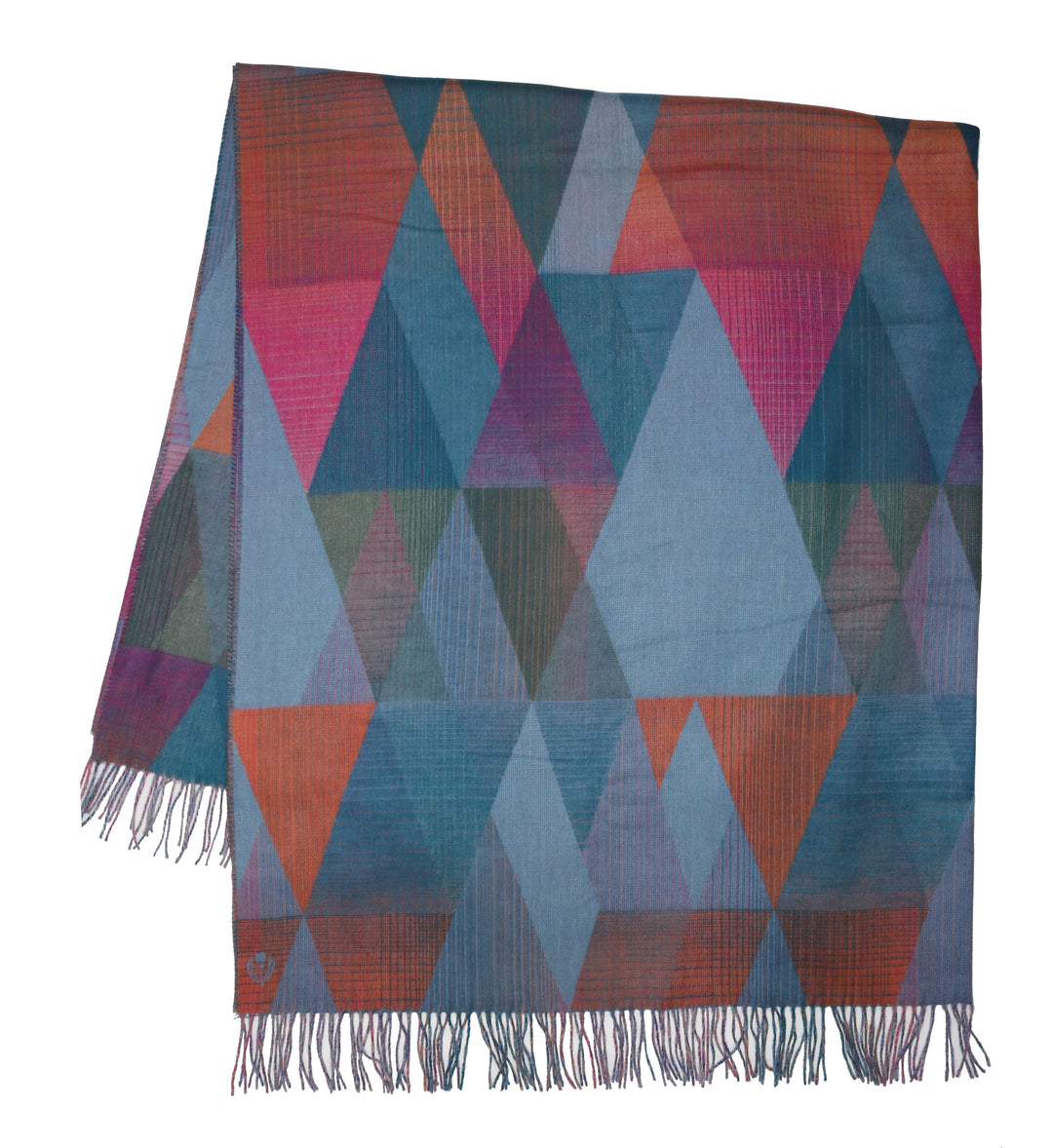 Gradient Triangles Cashmink Woven Throw