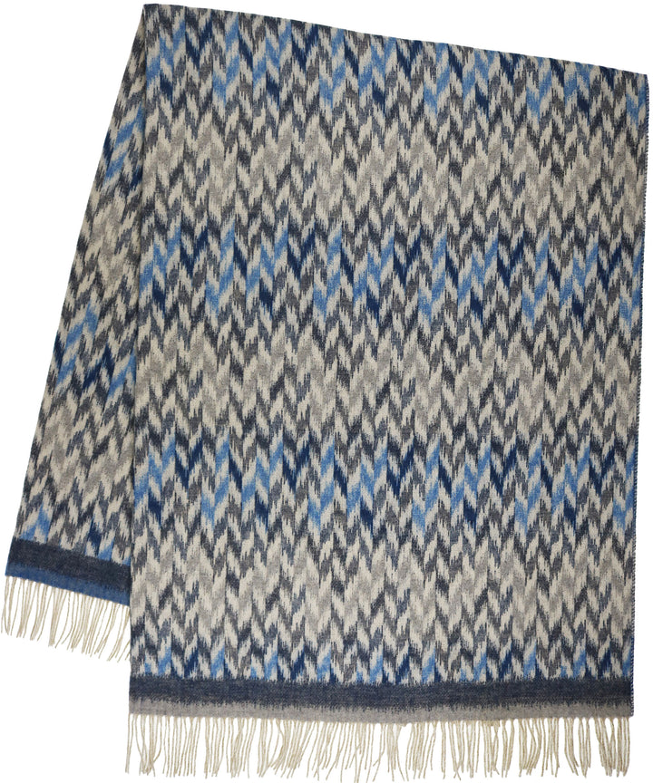 Ikat Recycled Polyester Throw