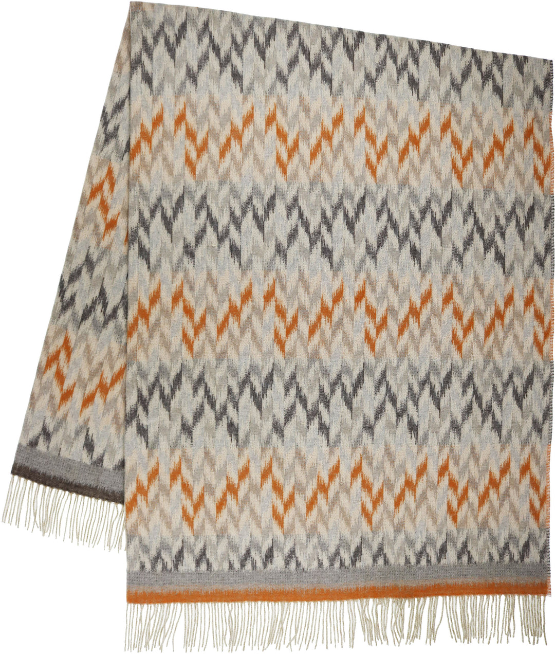 Ikat Recycled Polyester Throw