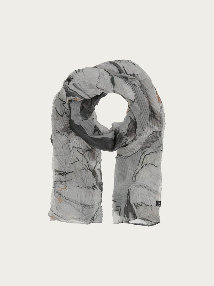 Sustainability Edition Botanical Floral Plissé Scarf